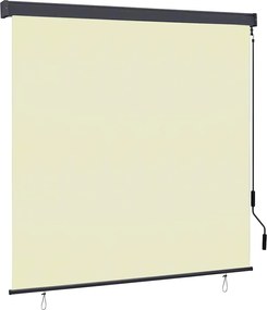 vidaXL Jaluzea tip rulou de exterior, crem, 170 x 250 cm