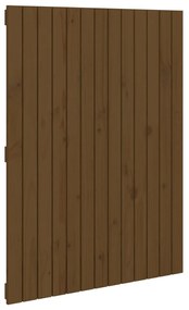824956 vidaXL Tăblie de pat pentru perete, maro miere, 82,5x3x110 cm lemn pin