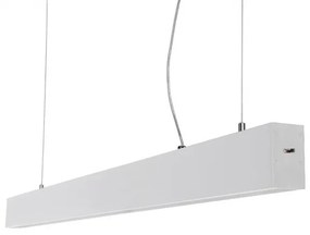 Lustra LED moderna design minimalist LINNEA 140cm alba