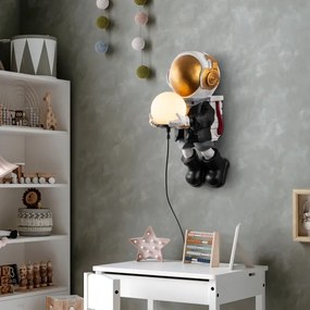 Aplica de perete pentru copii ASTRONAUT 1xE14/40W/230V, cupru