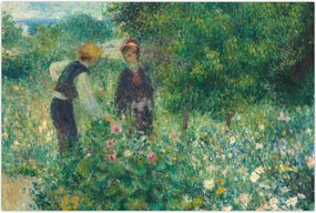 Tablou - Auguste Renoir, Picking Flowers, reproducere (90x60 cm)