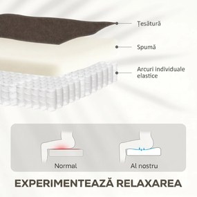 HOMCOM Fotoliu Reclinabil cu Masaj, Încălzire și Ridicare Asistată, Maro Închis | Aosom Romania