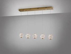 Lustra cu 5 pendule LED design modern Austral SV-354264