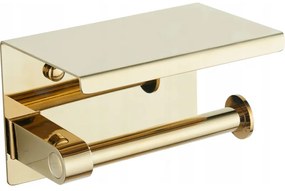 Mexen suport de hârtie cu raft, Aurie - 701197-50