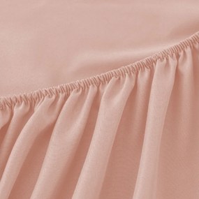 Cearsaf din microfibra MICROVELLE roz deschis 180x200 cm