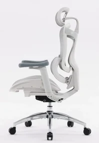 Scaun ergonomic SIHOO Doro, cotiere 3D ultra moi, suport lombar dinamic, spătar reglabil pe inaltime in 4 pozitii, tetiera 3D, mecanism inclinare/blocare in 3 pozitii, pivotant, Mesh, Gri