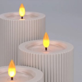 BRILAGI - Set de 3 lumânări LED, LED/3xAAA, crem