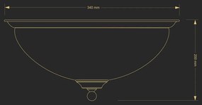 Plafoniera design clasic realizata manual N