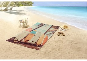 Prosop de plajă din catifea 100x180 cm Vintage Surf – Good Morning
