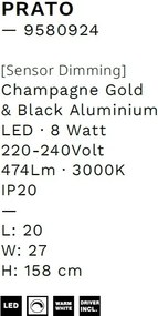 Lampadar/Lampa de podea LED stil minimalist ELLI