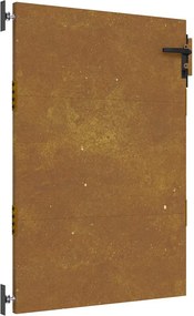 vidaXL Poartă de grădină 85x125 cm, oțel Corten