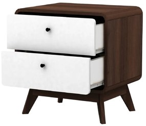 Noptieră albă/în culoare naturală Cassie - Støraa