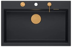 Chiuveta din granit MARC 110 WORKSTATION negru