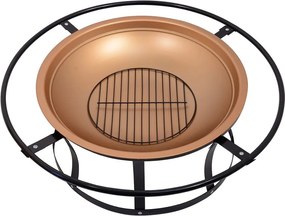 Coș pentru foc, cu capac Cattara Etna, ø 61 cm