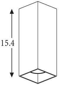 Searchlight 24126BK - Aplica de perete DON 2xGU10/10W/230V neagră