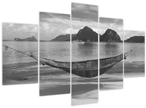 Tablou - Hamac pe plajă (150x105 cm)