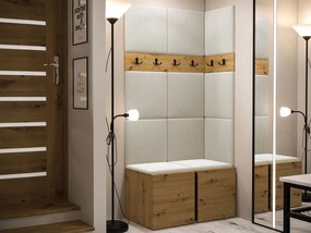 Mobilier hol Tovenaz I (Stejar artisan + Bej) . 1104752