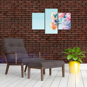 Tablou - Flori în vază (90x60 cm)