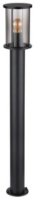 Stalp mediu pentru exterior design modern IP54 Gracey negru