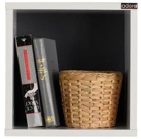 Raft de perete 33x33 cm alb