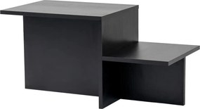 Masuta cafea HARMONY, negru, PAL, 80x40x40 cm