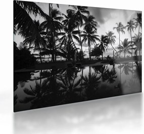 Tablou pe sticlă - Insula tropicală (70x50 cm)