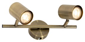Spot modern bronz reglabil cu 2 lumini - Jeana