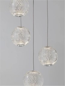 Lustra LED suspendata design decorativ BRILLANTE