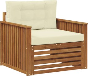 vidaXL Set de canapele de exterior Lemn de acacia solid și poliester