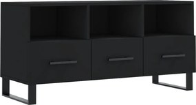 vidaXL Dulap TV, negru, 102x36x50 cm, lemn prelucrat
