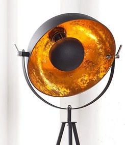 LAMPADAR DESIGN RETRO Studio negru/ auriu A-36617 VC
