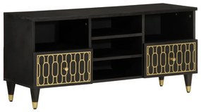 vidaXL Comodă TV, 100x33x46 cm, lemn masiv de mango