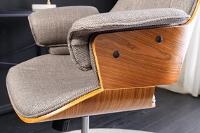 Scaun de birou pivotant Manhattan gri