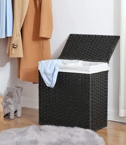 Cos rufe Ratan sintetic Negru