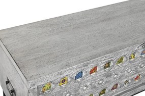 Cufar din lemn de mango cu insertii din ceramica, Mistral