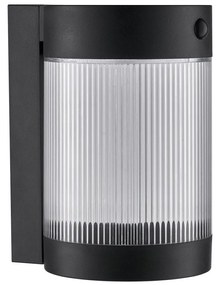 Aplica solara cu senzor de miscare, protectie IP44, Coupar negru
