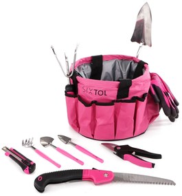 Set scule grădină Sixtol Garden pink, 10 buc.,