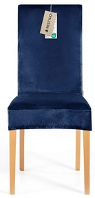 Restilo Husă pentru scaun Sento indigo, 48 x 48 x58 + 10 cm, set de 4 bucăți