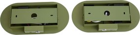 Set de 2 Aplice Verzi Inclusiv LED Reglabile în 3 Trepte și USB-C - Lila