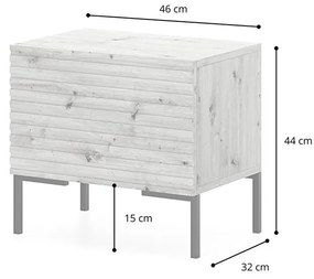 Noptieră Lamellito L4  (gri bej + auriu). 1099065