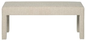 Bancă bej cu tapițerie din stofă bouclé Sitta – Blomus