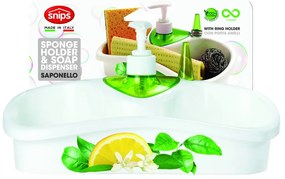Dozator detergent vase cu suport Snips, verde