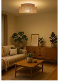 Plafonieră BOHO 1xE27/60W/230V bej