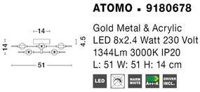Lustra LED deosebita, design modern ATOMO