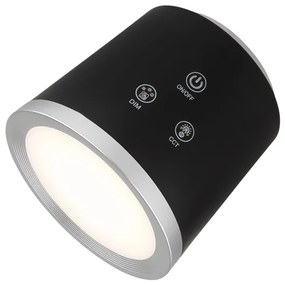 Globo 58454B - Lampă de birou LED tactilă reglabilă MEEYA LED/6W/3,7V negru