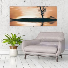 Tablou - Copaci pe insulă (120x50 cm)