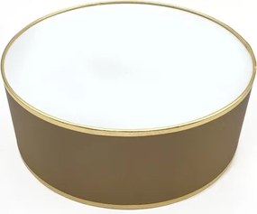 Plafonieră SIRJA DOUBLE, 2 x E14, 15 W fiecare, 230 V, Ø 35 cm, maro/auriu