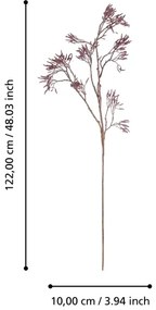 Floare artificială Eglo 428368 ETAYA 122 cm mov