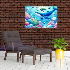 Tablou – Lume subacvatică (90x60 cm)