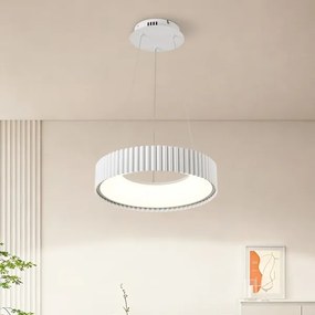 Brilagi - Lustru LED dimabil FALCON MODERN LED/30W/230V Ø 40 cm, alb + telecomandă